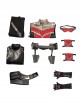 The Falcon And The Winter Soldier Falcon Sam Wilson Black Red Battle Suit Halloween Cosplay Costume Set