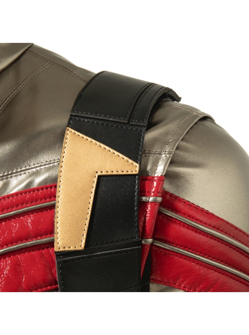 The Falcon And The Winter Soldier Falcon Sam Wilson Black Red Battle Suit Halloween Cosplay Costume Set