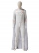Wanda Vision White Vision Halloween Cosplay Costume White Bodysuit Full Set