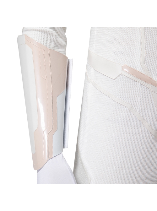 Wanda Vision White Vision Halloween Cosplay Costume White Bodysuit Full Set