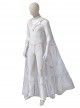 Wanda Vision White Vision Halloween Cosplay Costume White Bodysuit Full Set