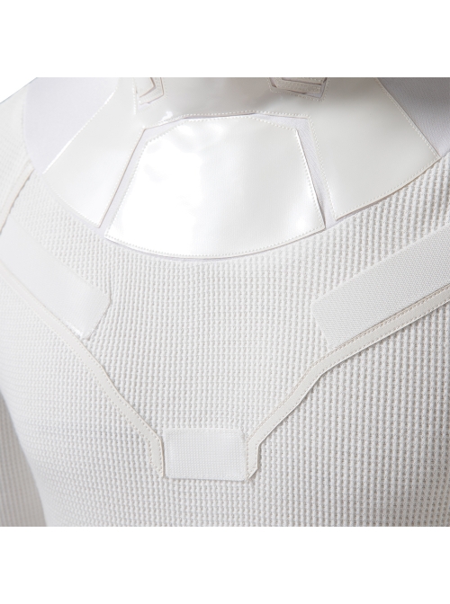 Wanda Vision White Vision Halloween Cosplay Costume White Bodysuit Full Set