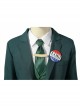 TV Drama Loki Dark Green Suit Halloween Cosplay Costume Set