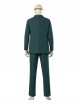 TV Drama Loki Dark Green Suit Halloween Cosplay Costume Set