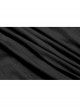 V-Neck Front Chest Flounces Pleated Bubble Sleeve Black Gothic Shirt