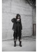Steam Punk Female Chiffon Lace Irregular Hem Pleated Skirt