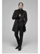 Fake Two-Piece Front Metal Retro Button Long Sleeve Brown Gothic Retro Jacquard Coat