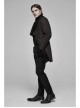 Fake Two-Piece Front Metal Retro Button Long Sleeve Brown Gothic Retro Jacquard Coat