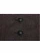 Fake Two-Piece Front Metal Retro Button Long Sleeve Brown Gothic Retro Jacquard Coat