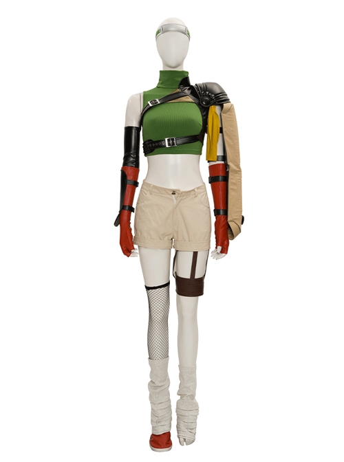 Final Fantasy VII Remake Yuffie Kisaragi Halloween Cosplay Costume Set