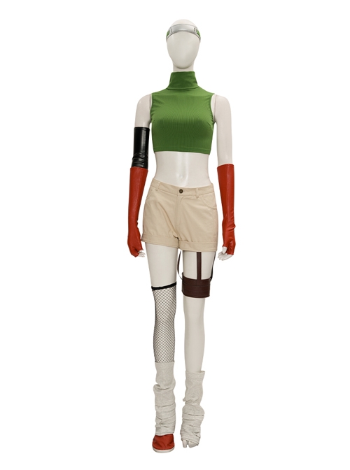 Final Fantasy VII Remake Yuffie Kisaragi Halloween Cosplay Costume Set