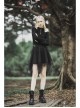 Steam Punk Female Causal Mesh Metal Buckle Irregular Hem Skirt