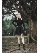 Steam Punk Female Causal Mesh Metal Buckle Irregular Hem Skirt