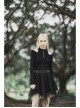 Steam Punk Female Causal Mesh Metal Buckle Irregular Hem Skirt