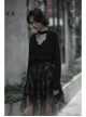 Steam Punk Female Casual Lattic Plaid Mesh Stitching Skirt
