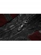 High Collar Front Chest Wine Red Breasted Decoration Dovetail Hem Black Gothic Jacquard Splice Weft Velvet Coat
