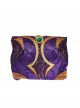 Titans Season 3 Starfire Koriand'r Purple Battle Suit Halloween Cosplay Costume Set