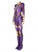 Titans Season 3 Starfire Koriand'r Purple Battle Suit Halloween Cosplay Costume Set