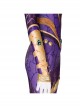 Titans Season 3 Starfire Koriand'r Purple Battle Suit Halloween Cosplay Costume Set