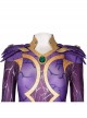 Titans Season 3 Starfire Koriand'r Purple Battle Suit Halloween Cosplay Costume Set