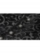 Front Metal Retro Button Back Waist Metal Hasp Black Gothic Jacquard Vest