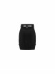 Steam Punk Female Metal Zipper PU Leather Belt Skirt