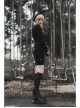 Steam Punk Female Metal Zipper PU Leather Belt Skirt