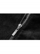 Steam Punk Female Metal Zipper PU Leather Belt Skirt