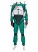 Cyberpunk 2077 Trauma Team Halloween Cosplay Costume Green Bodysuit Full Set