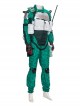 Cyberpunk 2077 Trauma Team Halloween Cosplay Costume Green Bodysuit Full Set