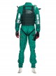 Cyberpunk 2077 Trauma Team Halloween Cosplay Costume Green Bodysuit Full Set