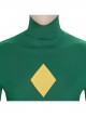 Wanda Vision Vision Green Bodysuit Yellow Cloak Halloween Cosplay Costume Set
