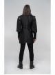 Small Fly Shoulder Front Chest Metal Retro Button Black Punk Three-Dimensional Jacquard Waistcoat