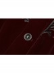 High Collar Front Chest Embroidery Metal Retro Button Long Sleeve Wine Red Gothic Velveteen Jacket
