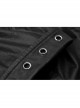 Stand-Up Collar Meat Rivet Decoration Black Punk Short Little Jacket