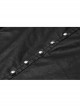 Stand-Up Collar Meat Rivet Decoration Black Punk Short Little Jacket