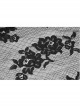 Black Metal Buckle Long Sleeve Thorn Lace Webbing Cuff Gothic Lace Short Coat