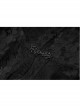 Black Metal Buckle Long Sleeve Thorn Lace Webbing Cuff Gothic Lace Short Coat
