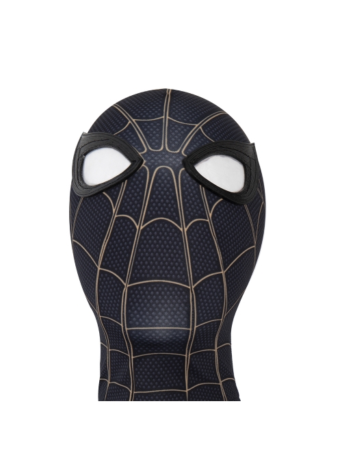 Spider-Man No Way Home Spider-Man Black Battle Suit Halloween Cosplay Costume Full Set