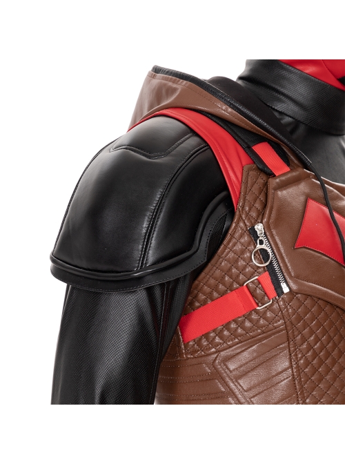 Game Batman Gotham Knights Red Hood Jason Todd Halloween Cosplay Costume Set