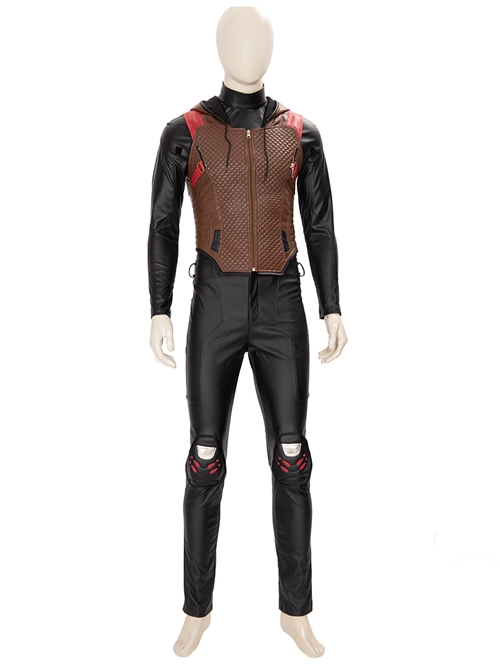 Game Batman Gotham Knights Red Hood Jason Todd Halloween Cosplay Costume Set