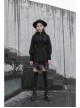 Steam Punk Female Flower Printed Stitching Irregular Hem Skirt