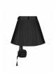 Steam Punk Female Black Bag Stitching Pleated Skirt