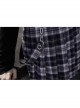 Steam Punk Female Casual Black Purple Lattice Strap Pleated Skirt