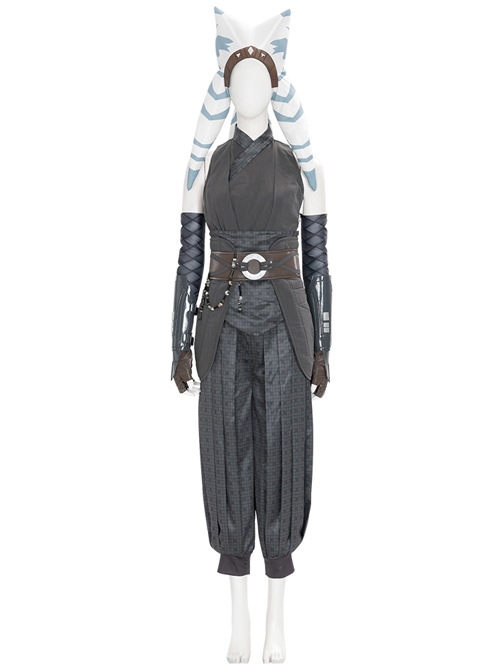 The Mandalorian Season 2 Ahsoka Tano Halloween Cosplay Costume Set