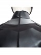 The Batman Bruce Wayne Black Battle Suit Halloween Cosplay Costume Set