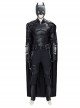 The Batman Bruce Wayne Black Battle Suit Halloween Cosplay Costume Set