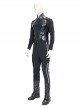 The Batman Bruce Wayne Black Battle Suit Halloween Cosplay Costume Set