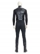 The Batman Bruce Wayne Black Battle Suit Halloween Cosplay Costume Set
