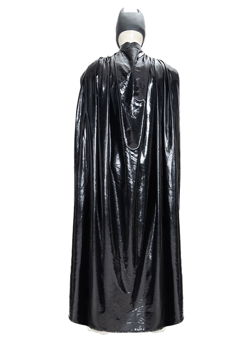 The Batman Bruce Wayne Black Battle Suit Halloween Cosplay Costume Set